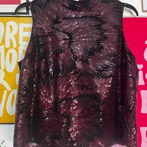 Nanette Lepore Sequin Sleeveless Top – New with Tags – Elegant & Chic